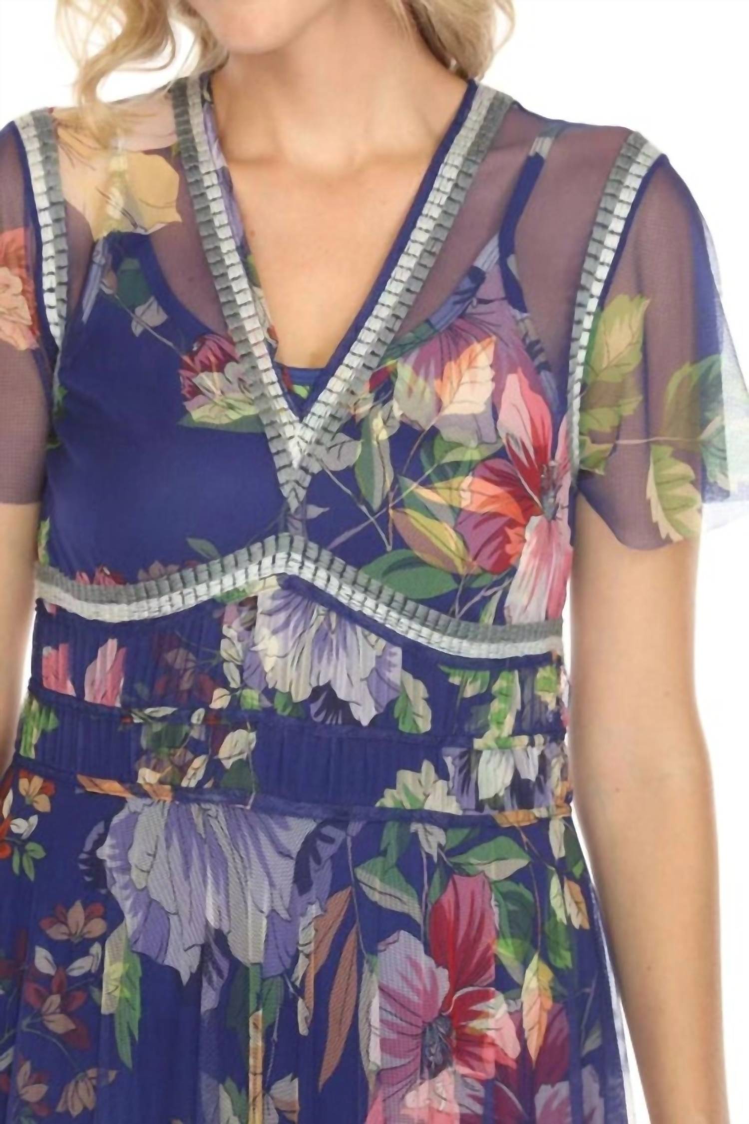 Johnny Was - MAZZY RUCHED SLIP DRESS