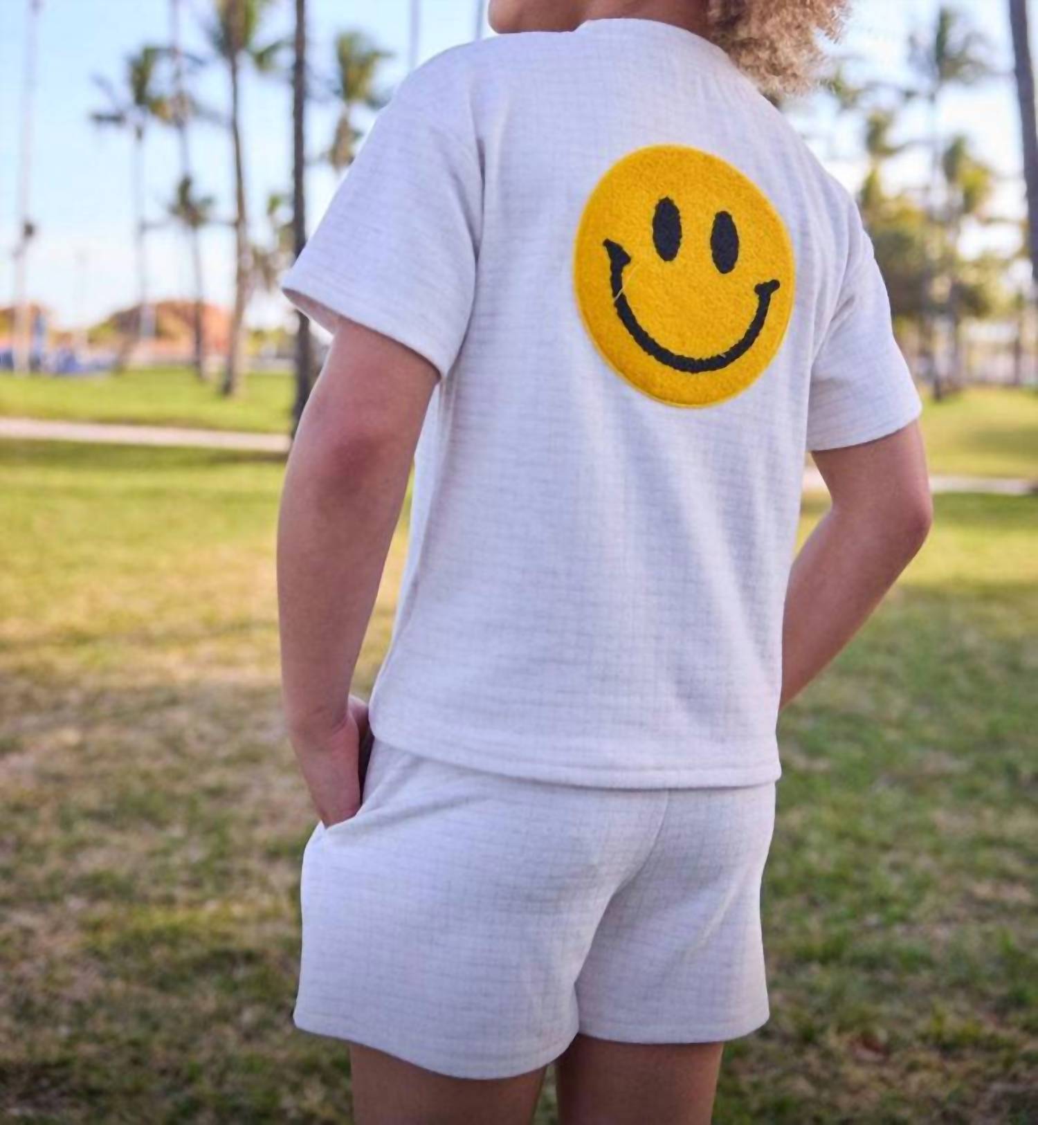 Lola + The Boys - Kid's Smiley Checkered Set