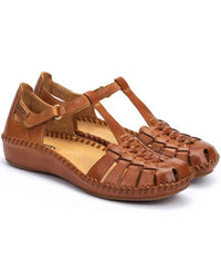 PIKOLINOS Women's P. Vallarta Semi-open Shoes in brandy - women's sandal