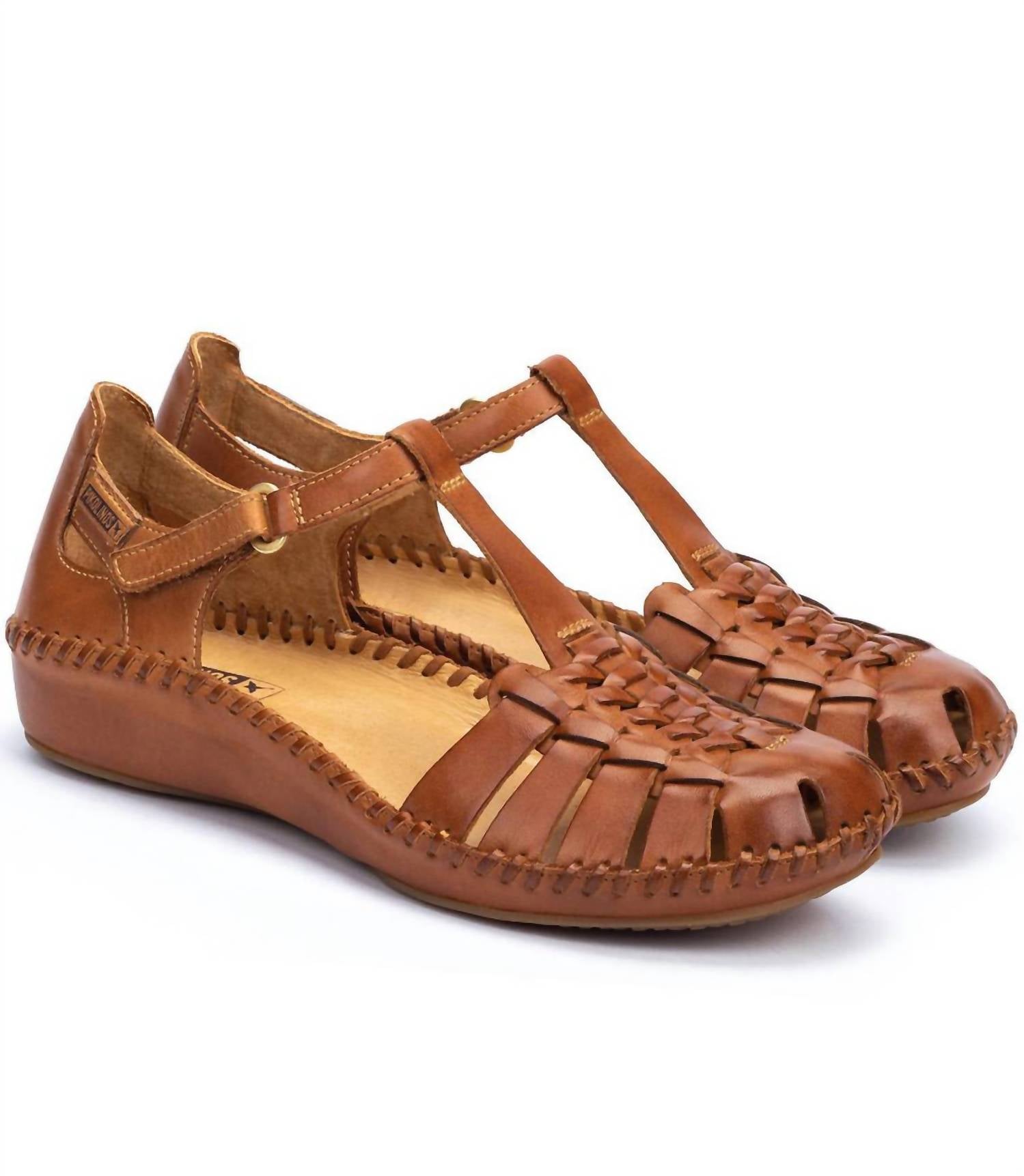 PIKOLINOS Women's P. Vallarta Semi-open Shoes in brandy - women's sandal
