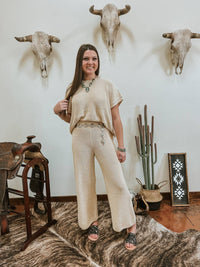 Miou Muse - The Austin Knit Crop Pant