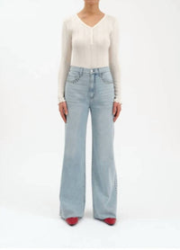 Daze - Far Out High Rise Wide Leg Jeans
