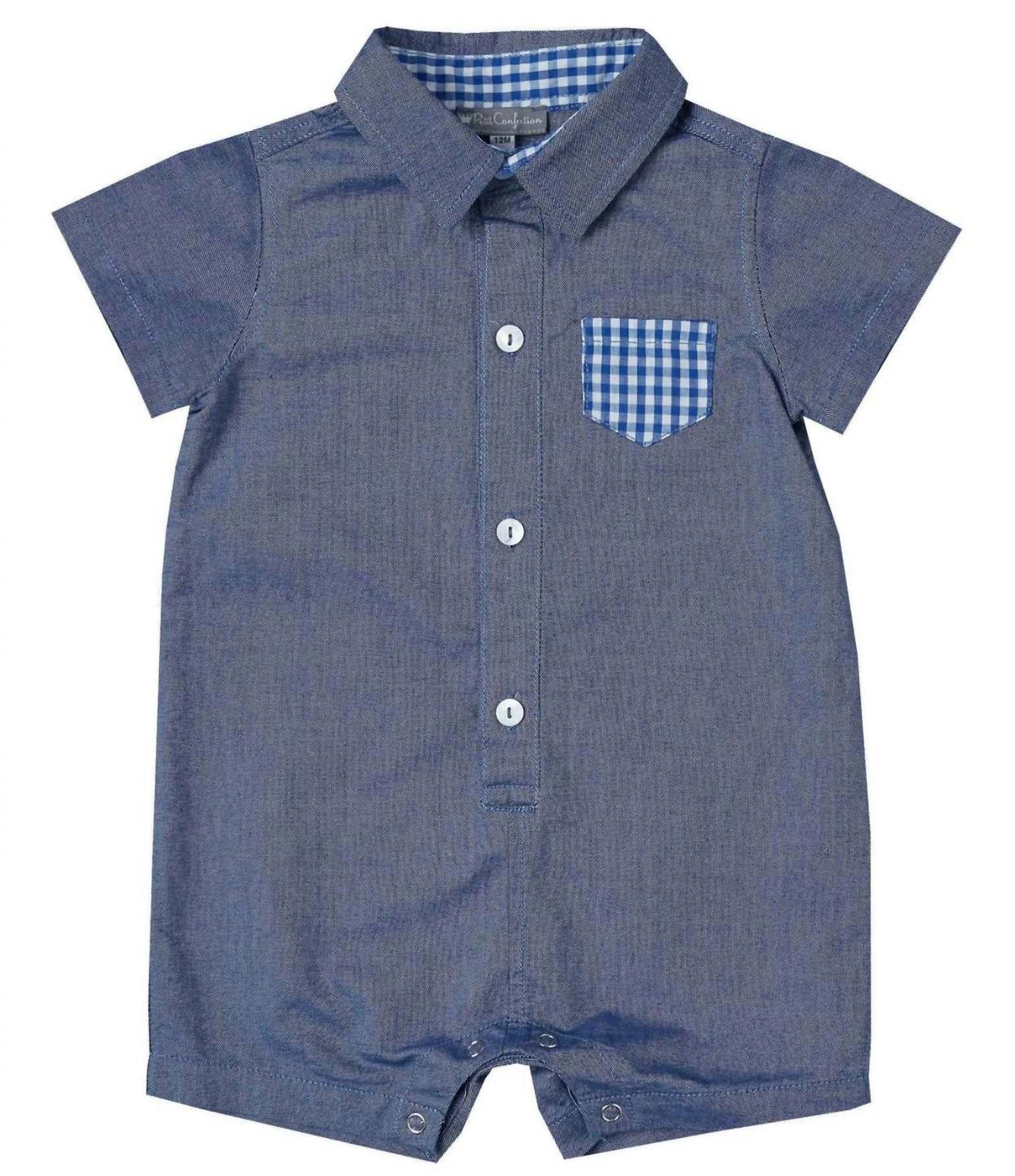 Petit Confection - Boys' Pocket Detail Romper
