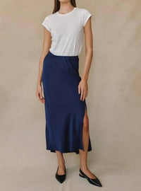 Bella Dahl - Side Slit Bias Maxi Skirt