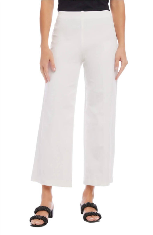 Fifteen Twenty - Wide-Leg Crop Pants