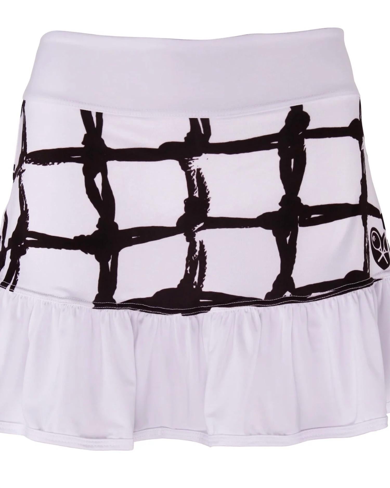 Love Love Tennis - Women's Limited Tennis Net On Skirt