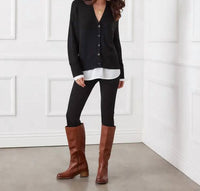 Karen Kane - Linett Layered Sweater Cardigan