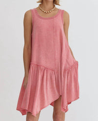 Umgee - Mineral Wash Mini Dress