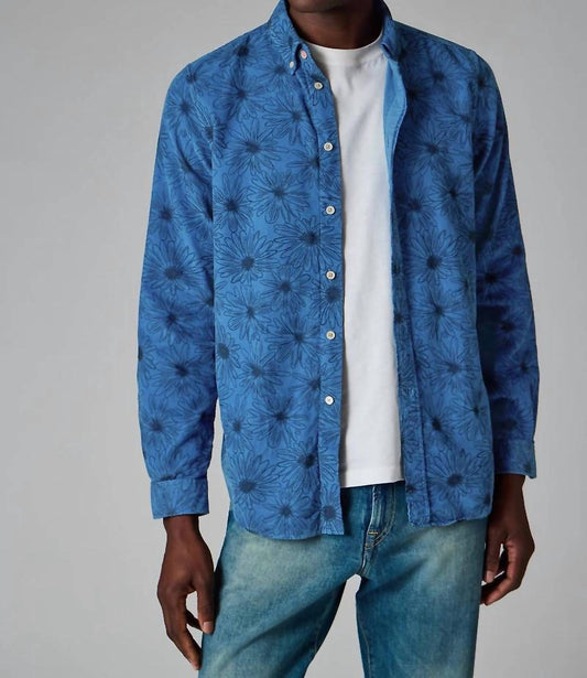 Paul Smith - Tailored-fit Floral Print Corduroy Shirt