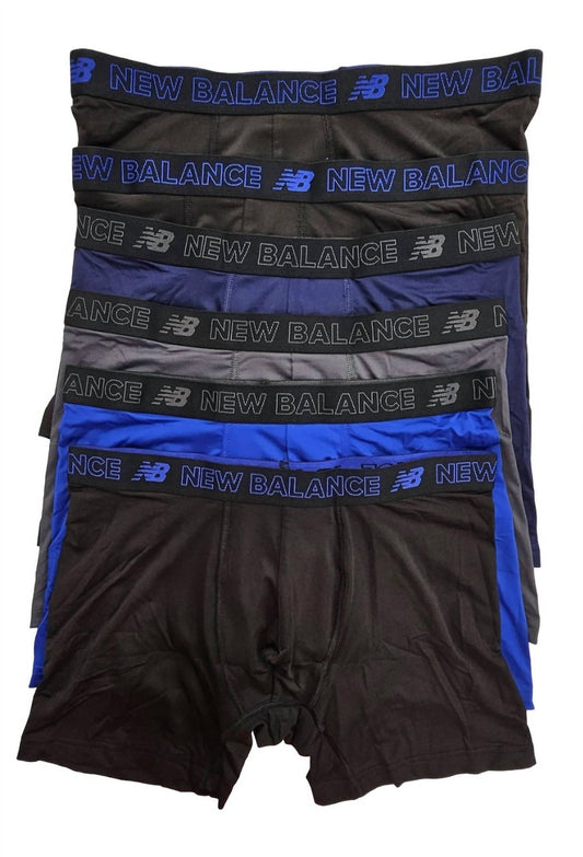 New Balance - Men's 6-Pack Premium Boxer Briefs