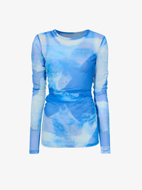 Proenza Schouler - Amber Printed Nylon Jersey Top