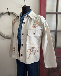 Stetson Rodeo Days Embroidered Jacket in beige - women's jacket - view 8