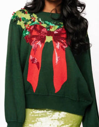 Queen Of Sparkles - Women's Wreath Sweater