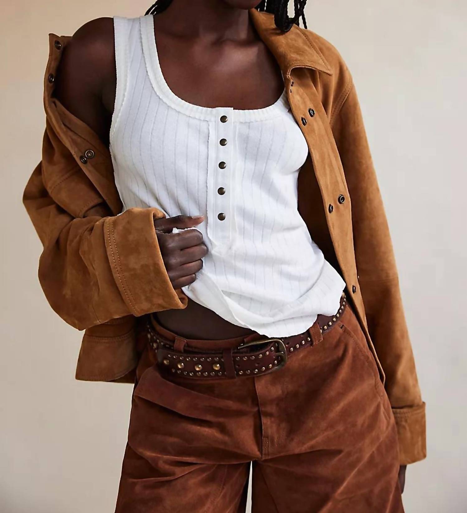 Free People - Bryson Henley Tank Top