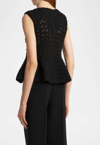 Khaite Yuka Top in black - women's tank top - detail view