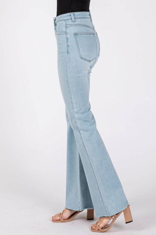 Letter To Juliet - Women's Morse Baby Flare Jeans