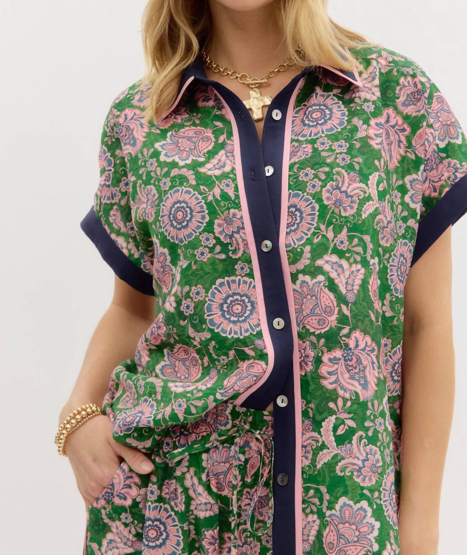 Entro - Sign Of The Times Patterned Shirt