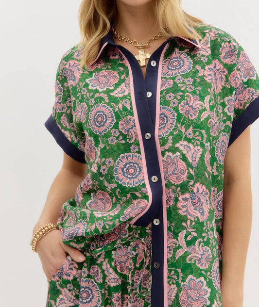 Entro - Sign Of The Times Patterned Shirt