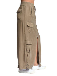 Blanc Noir - Phoenix Tencel Cargo Skirt