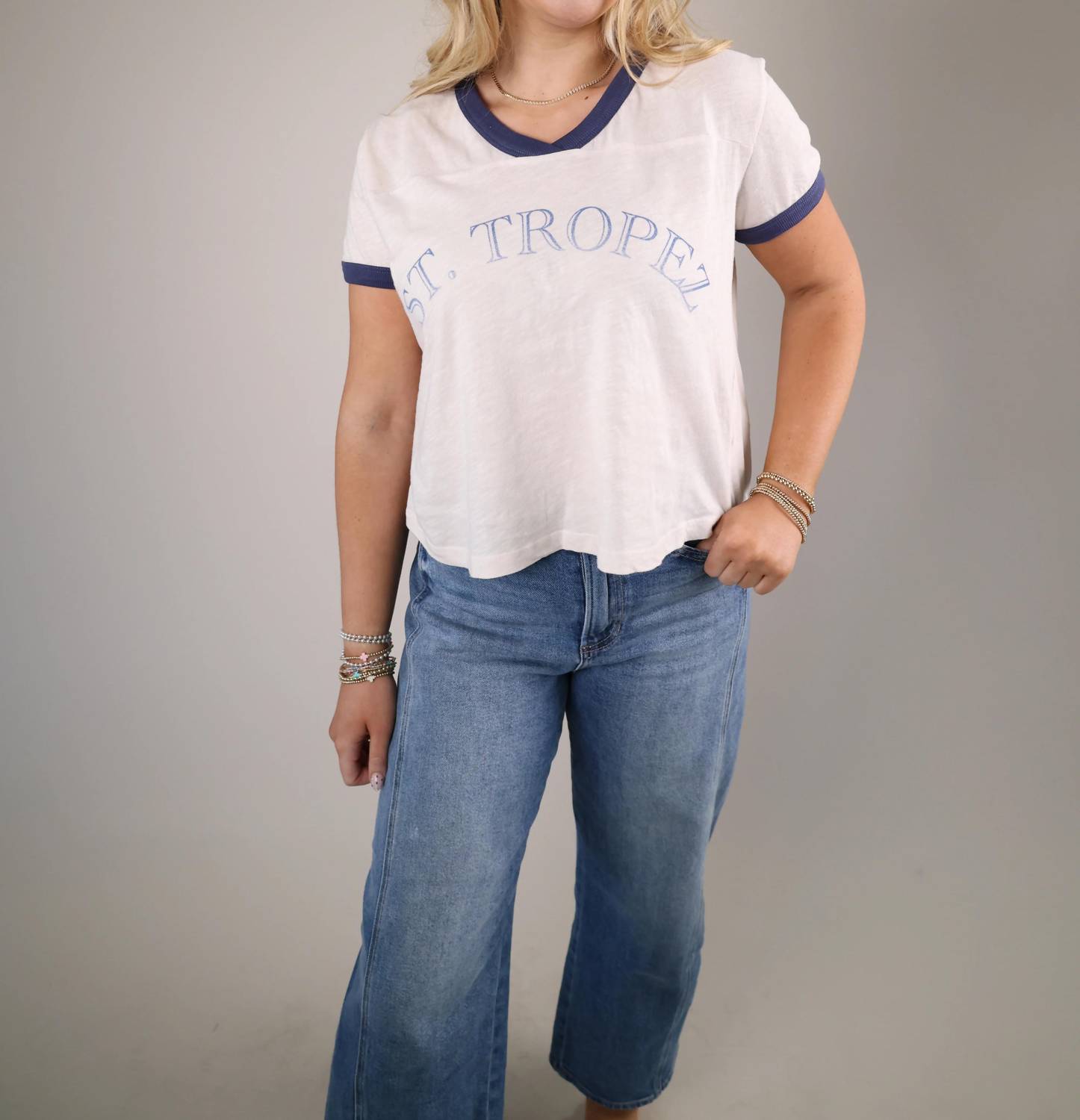 Sundry - Women's St Tropez Rugby Tee