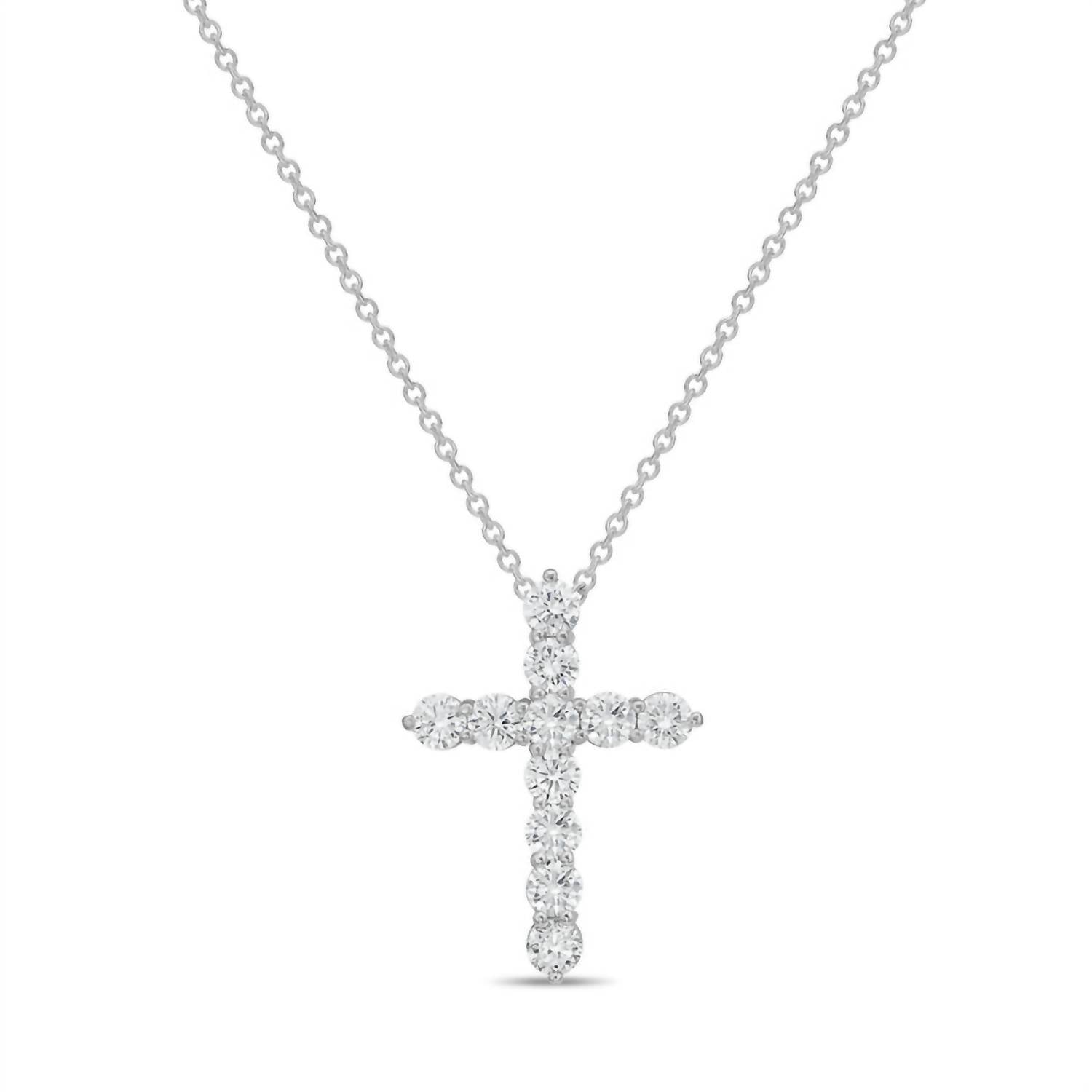 Diana M Jewels - Women's Round Lab-Grown Diamond Pendant Necklace (2.00 Ct) - Classic