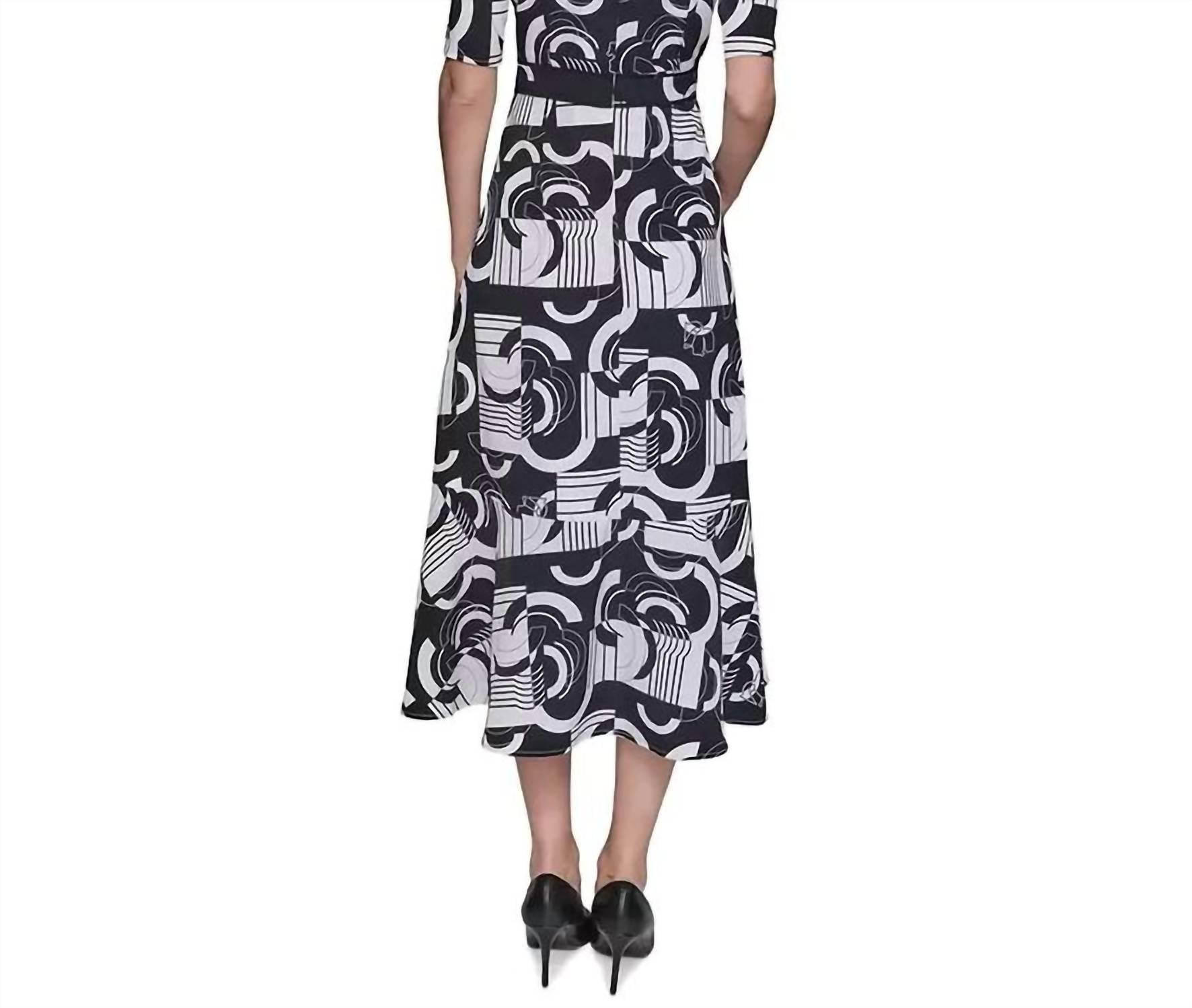 Karl Lagerfeld - Keyhole Midi Dress