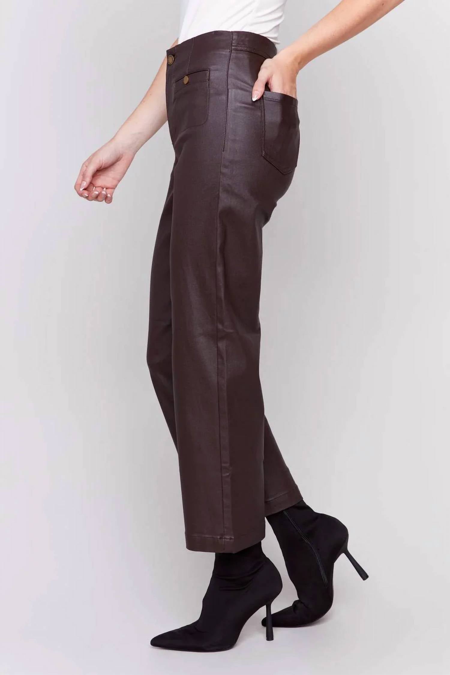 Charlie B - Wax Flare Leg Pants