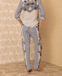 HALE BOB Kamari Top in blue - women's shirt - alternate view