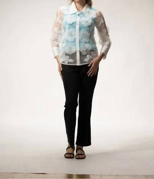 Weavz - Sheer flower shirt