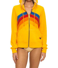 Aviator Nation - Mountain Stitch Chevron Zip Hoodie