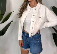 Bree Jacket Tonal Ecru