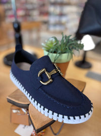 Ilse Jacobsen - Women's Suede Slip On Buckle Sneakers