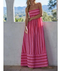 By Together - Daphne Striped Maxi Dress