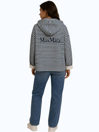 Maxmara - Stripe Zip Up Hoodie