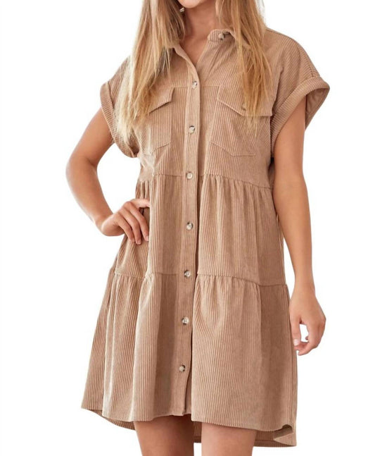 Andree By Unit - Missing Home Corduroy Dress