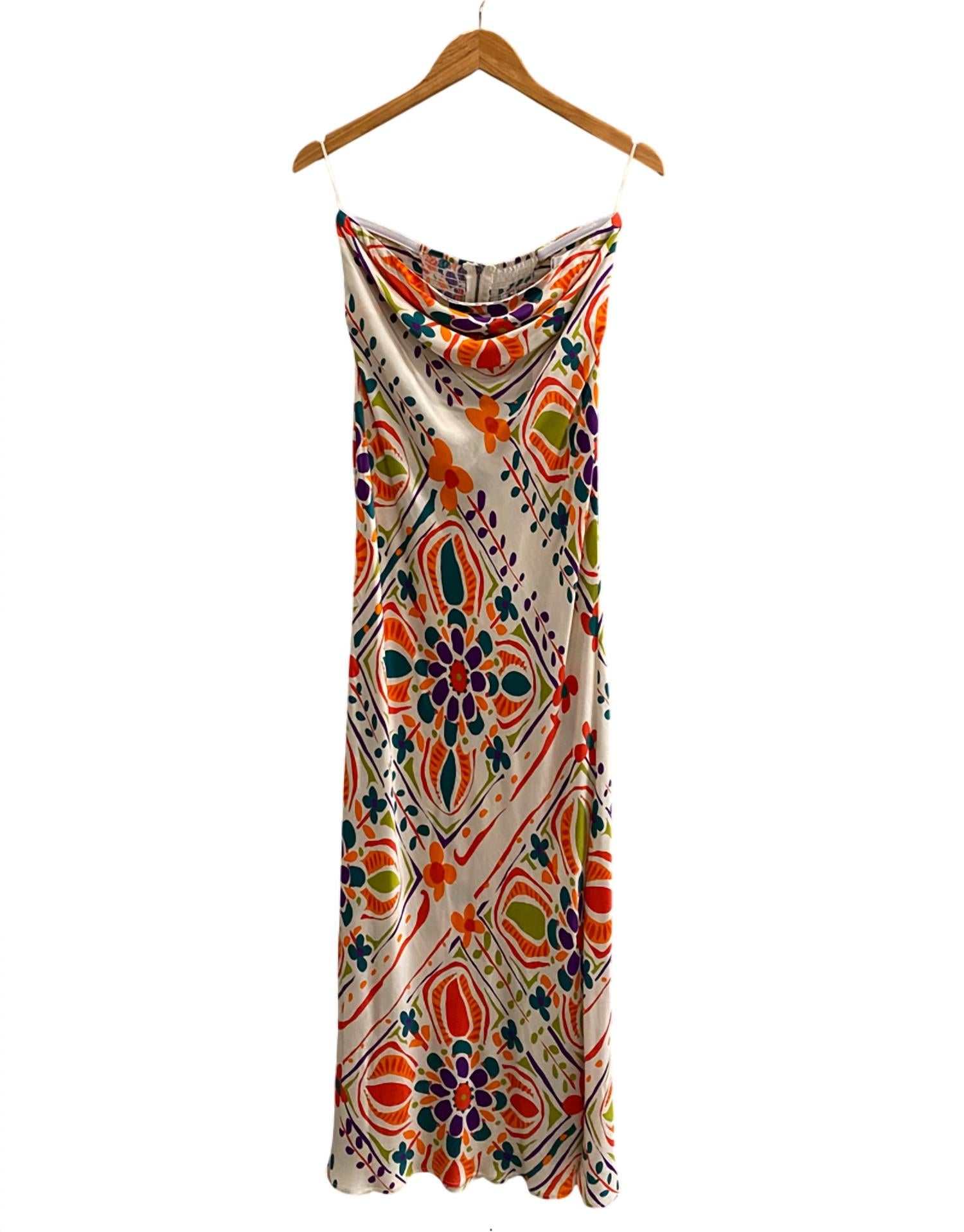 Lavender Brown - Talia Floral Strapless Maxi Dress