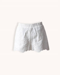 Storia - Floral Eyelet Short