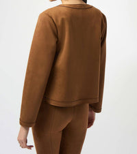 Joseph Ribkoff - Scuba Suede Straight Jacket