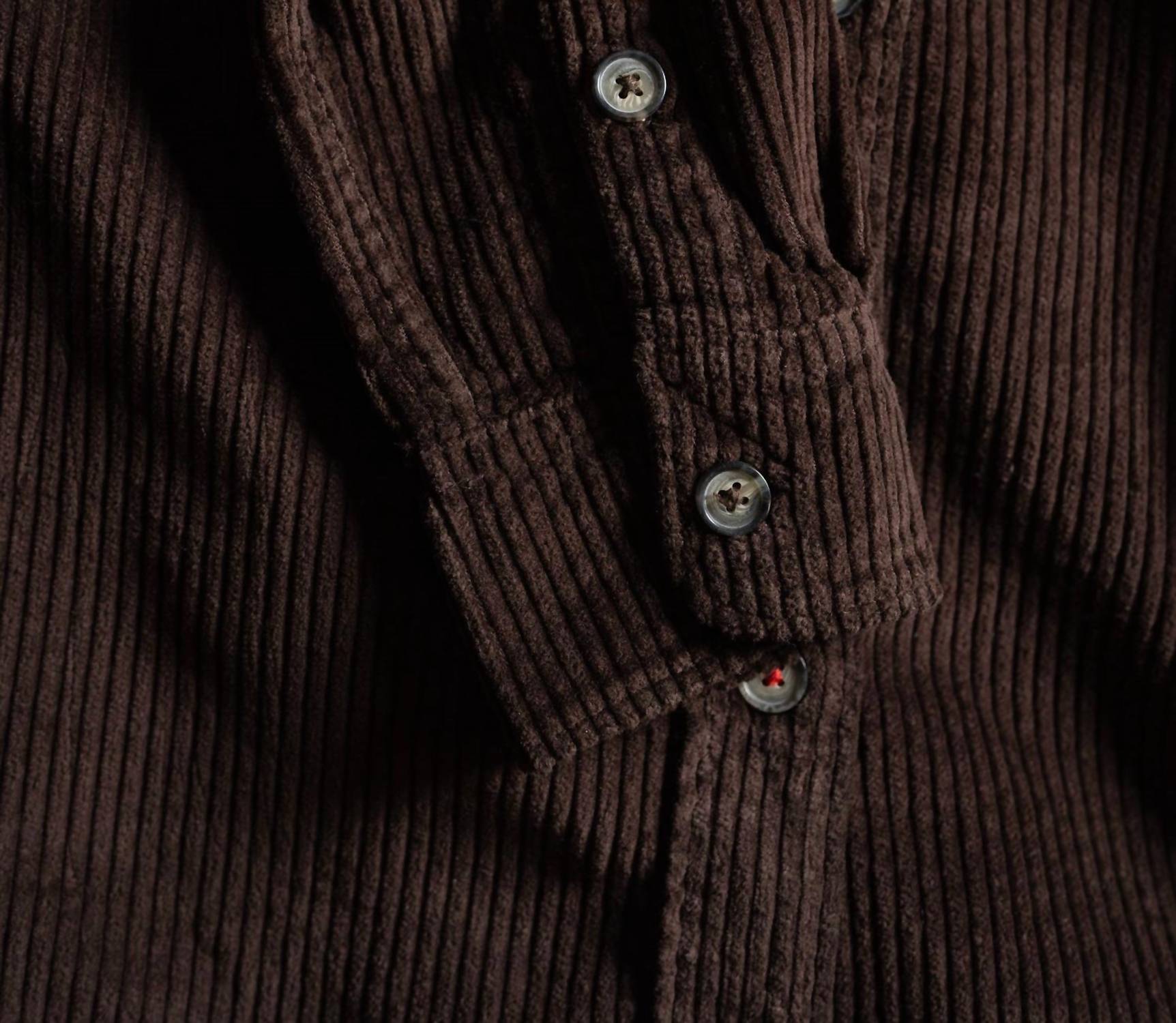 Iron & Resin Women's Drifty Shirt in brown - women's jacket - detail view