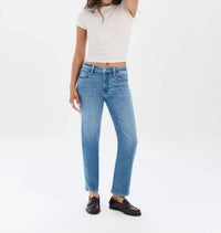 Daze - Rebel Mid Rise Ankle Slim Straight Leg Jeans