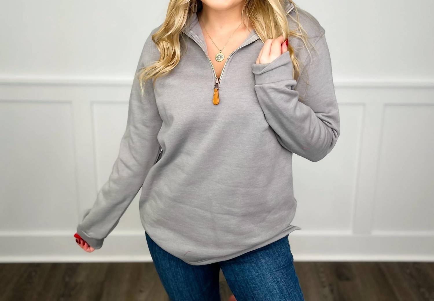 Jess Lea - Me Time Long Sleeve Quarter Zip Weekender Top