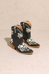 Miracle Miles - Women's Caroline Embroidered Booties