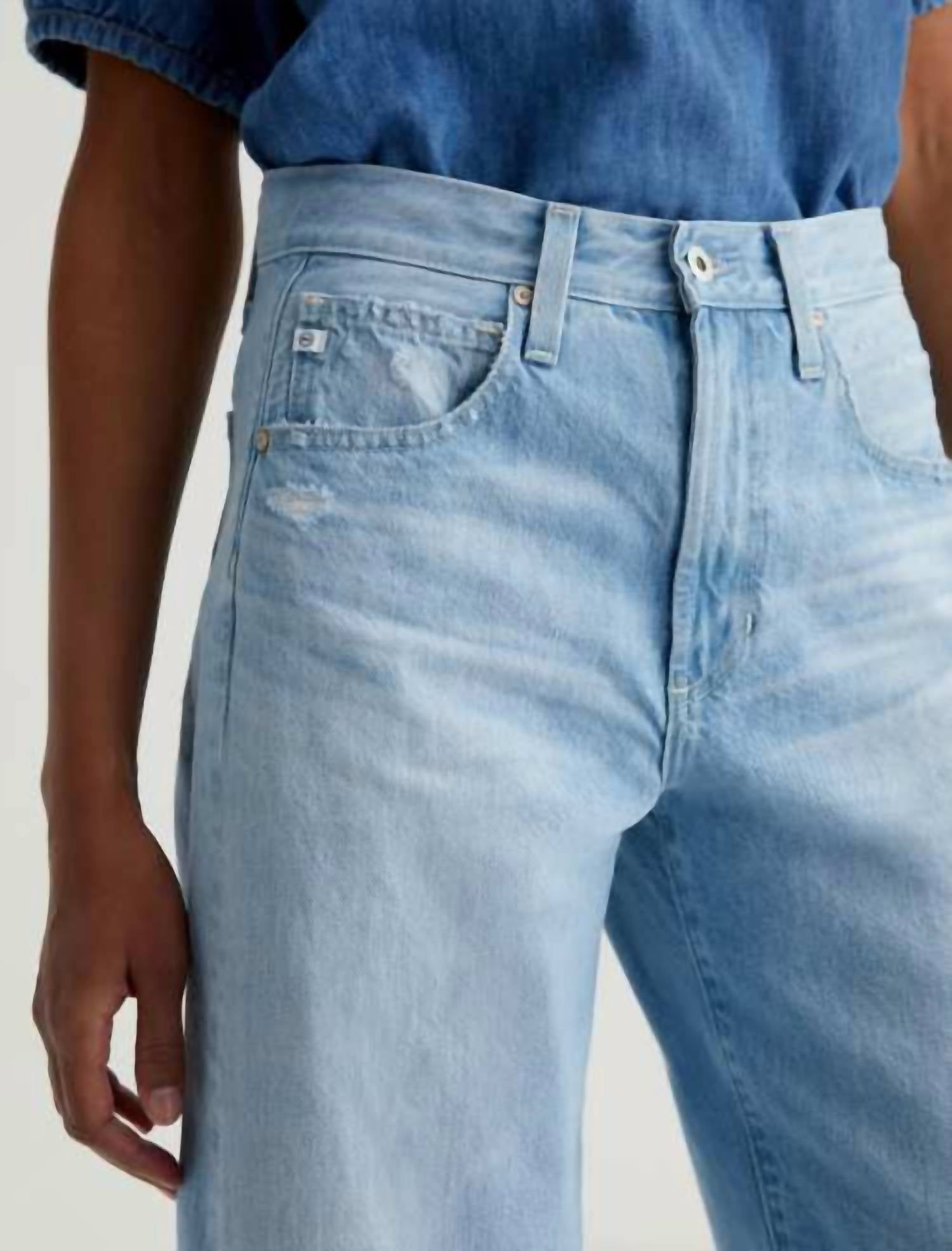 Ag Jeans - Hattie High-rise Barrel Crop Jeans