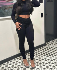 Hot & Delicious - Favorite Soft Stretchy Long Sleeve Legging Set