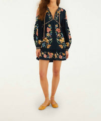Farm Rio - Maira Floral Mini Dress