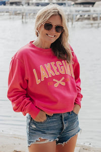Lakegirl - Sanded Fleece Crewneck Sweatshirt