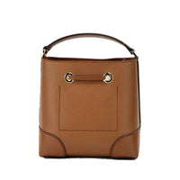 Michael Kors - Women's Mercer Small Luggage Pebbled Leather Bucket Crossbody Bag