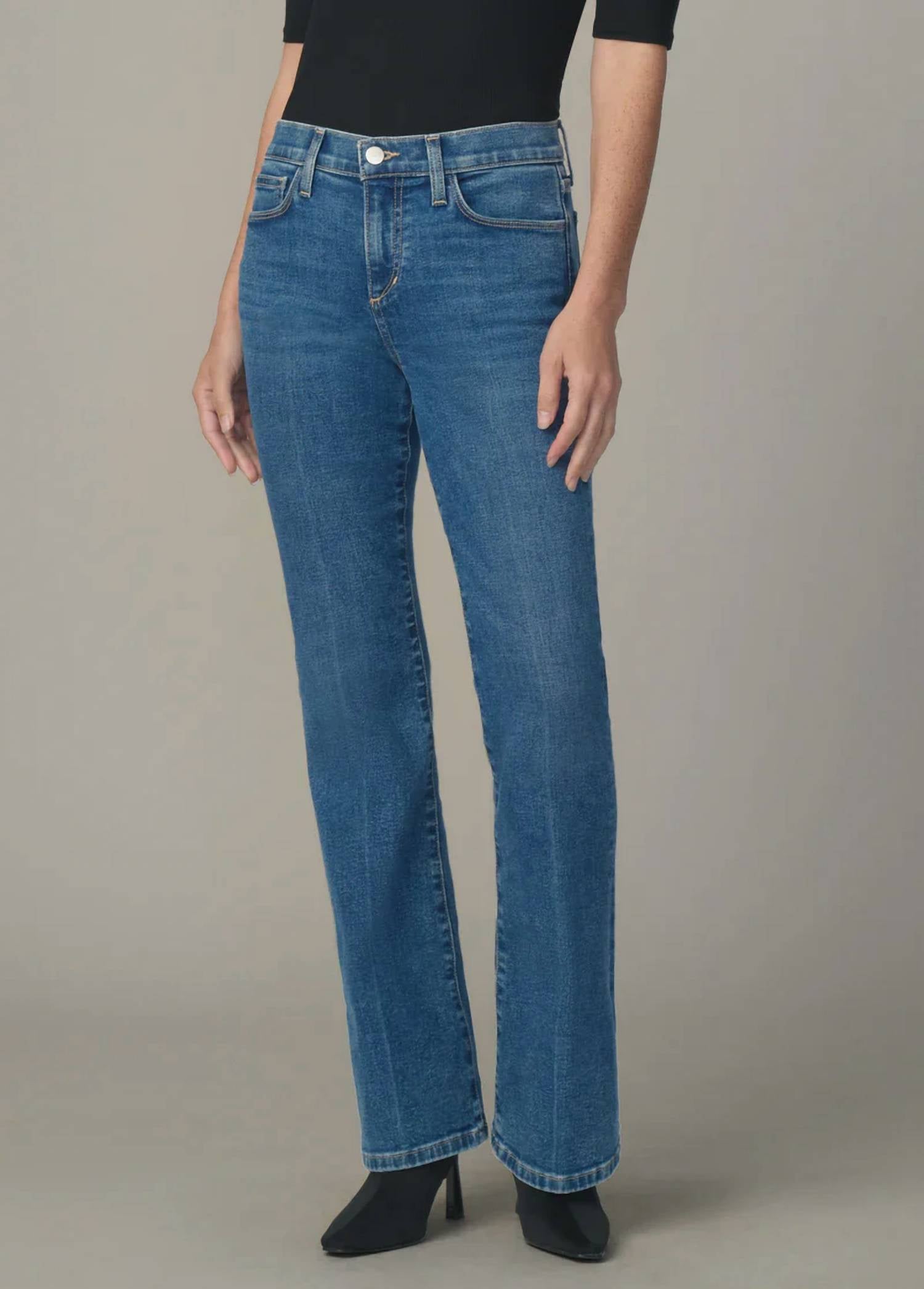 Joe'S Jeans - Provocateur Mid-rise Petite Bootcut Jeans