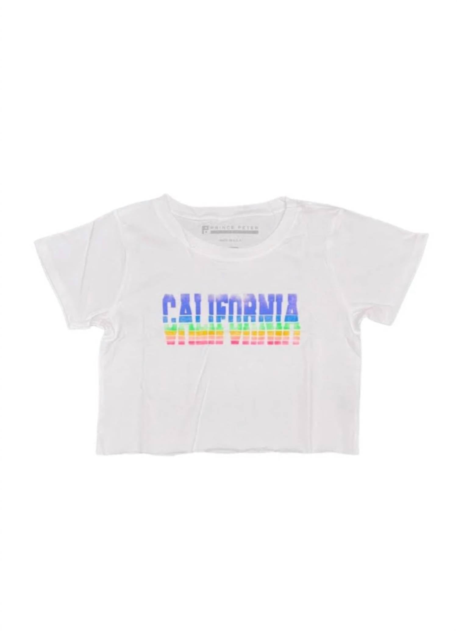 Prince Peter - Girl's California Crop Top