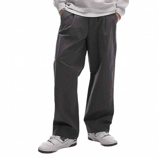 Topman - Wide Leg Paper Bag Trousers